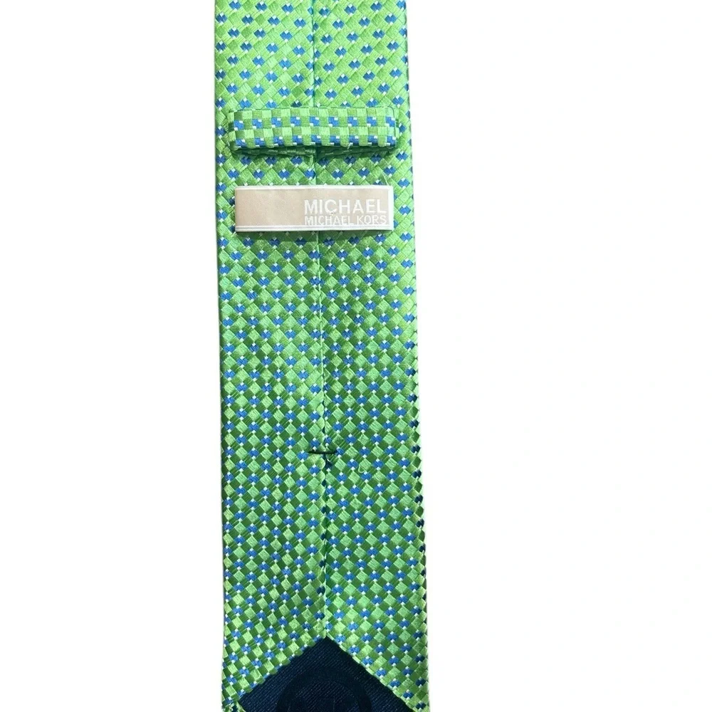 Michael Kors Men's Silk Tie Shimmering blue & green